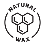Natural wax symbol representing eco-friendly soy candles, crafted with clean ingredients for mindful living.